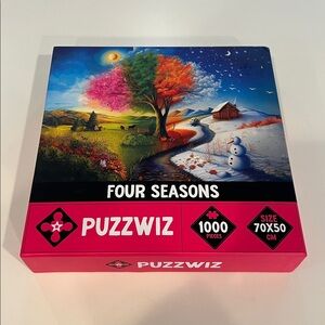 Four Seasons Puzzle - 1000 Pieces - Multicolor